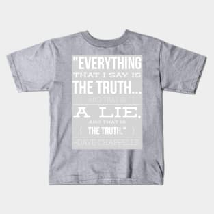 Dave Chappelle Truth brain teaser Kids T-Shirt